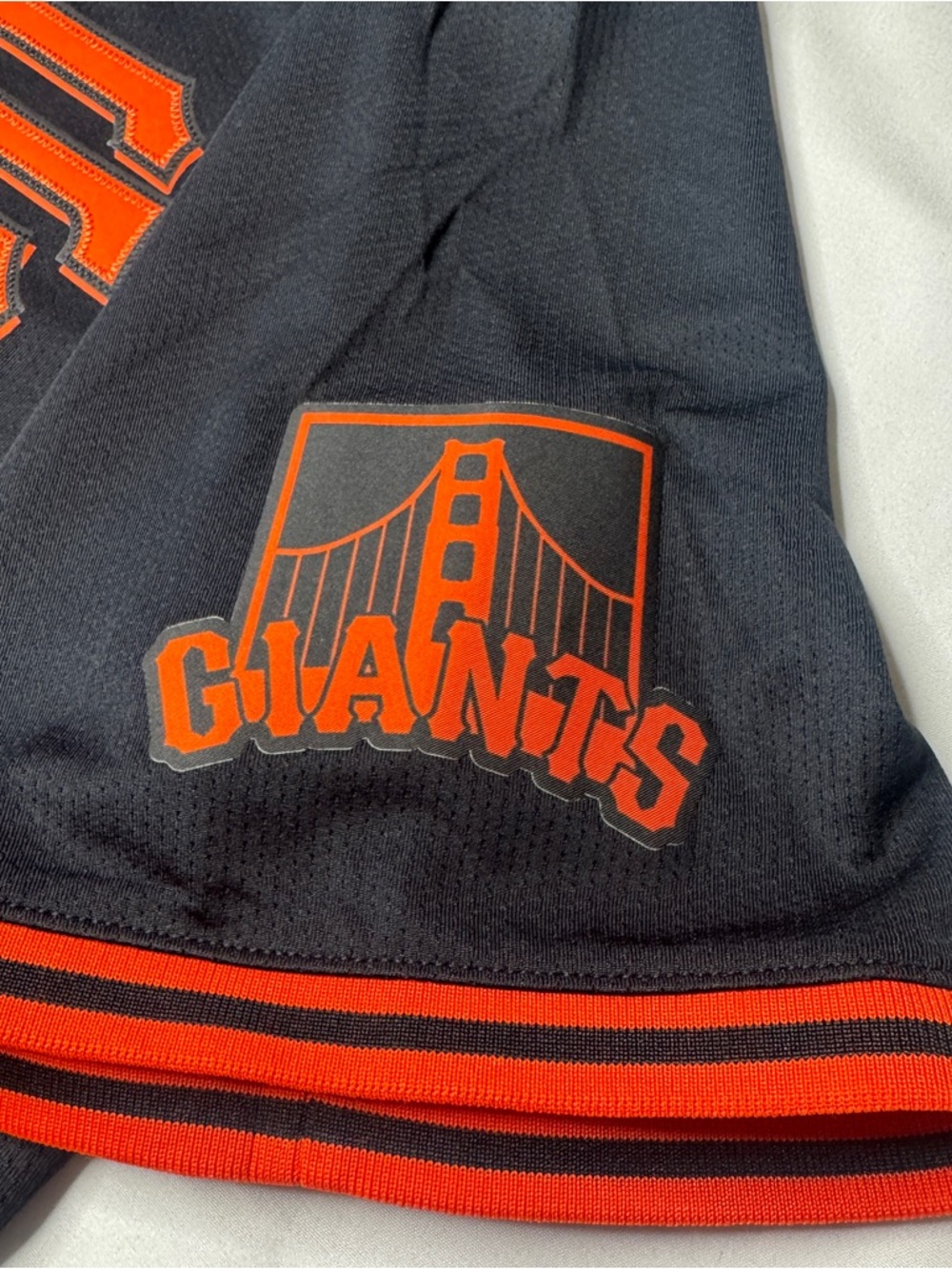 Nike SF Giants Alternate Black Jersey NWT Size L Golden Gate - Picture 6 of 9